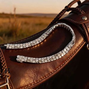 925 Sterling Silver Honeycomb Hexagon Diamond Bracelet Ins Style Flexible Serpentine Chain Bangle Fine Jewelry - Product Image 5