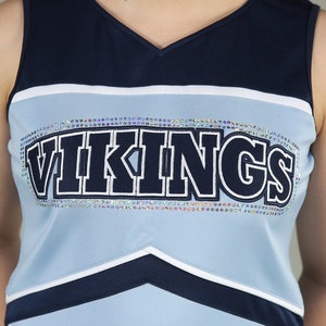 ชุดเชียร์ลีดเดอร์แบบสั่งทำพิเศษ สวมใส่สบาย พิมพ์ลายคุณภาพสูง สำหรับผู้ใหญ่ ออกแบบลายตามสั่ง OEM สำหรับโรงเรียน ขายส่ง - Product Image 3