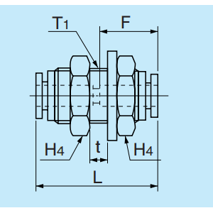 ผลิตภัณฑ์ C1ของ Nitta chemifit EPC6-C ตัวเชื่อมต่ออื่นๆ - Product Image 3