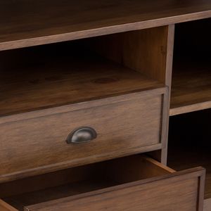 Redmond alto supporto multimediale TV rustico naturale invecchiato marrone qualità Stand per la tua televisione - Product Image 6