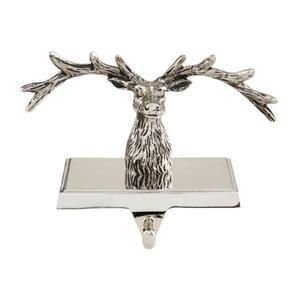 Escultura de Reno de Bronce Fundido a Mano, Soporte para Calcetines Navideños, Gancho para Calcetines de Ciervo Hecho a Mano para Decoración de Mesa - Product Image 3