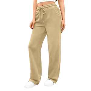 High Quality Women Cotton <b>Fleece</b> Sports Jogger Pants Breathable Workout Baggy Sweatpants Quick Dry Loose Fit <b>Trouser</b> - Product Image 1