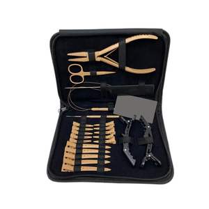 Novedad 2026: Conectores Metálicos Negros de Alta Eficiencia para Kits de Herramientas de Extensión de Cabello, Venta al por Mayor de Fábrica - Product Image 1