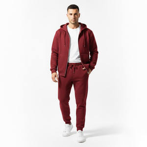 Survêtement professionnel personnalisé de haute qualité, coupe ajustée, imprimé, en polyester/coton, molleton épais, broderie technique, coupe classique - Product Image 5