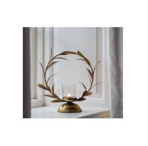 Farol de latón antiguo con detalles elaborados para decoración de estilo herencia, hogares tradicionales y arreglos de iluminación para templos. - Product Image 6