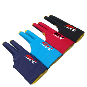 Gants de billard ergonomiques à trois doigts, accessoires de confort pour le glissement de la queue de billard, pour les joueurs d'élite, gants de snooker - Product Image 1