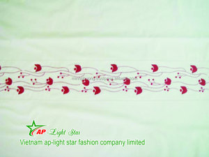 ชุดผ้าปูเตียงปักลายดอกไม้พร้อมคำสั่งซื้อที่กำหนดเองสำหรับการผลิตหมอนและผ้าปูที่นอน - Product Image 2