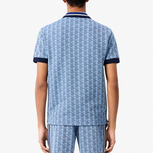 เสื้อเชิ้ตผู้ชาย แห้งเร็ว ผลิตจากโพลีเอสเตอร์/คอตตอน ระบายอากาศได้ดี ผ้าถัก ปรับแต่งได้ พิมพ์ลายหรือสีพื้น น้ำหนักเบา แขนสั้น - Product Image 2