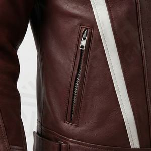 Chaqueta de Motociclista de Cuero Genuino para Hombre de la Mejor Calidad, Nueva Colección de Invierno, Chaquetas de Motocicleta con Protecciones Desmontables Personalizadas - Product Image 5