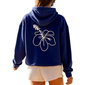 Sweat-shirt à capuche brodé en coton 100% de qualité supérieure, logo personnalisé, broderie 3D, streetwear épais, pull-over, vente en gros ODM - Product Image 3