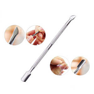Outils 2026 pour l'art des ongles, accessoires antidérapants pour l'élimination des cuticules, 1 pièce, repousse-cuticules double tête en acier inoxydable pour manucure - Product Image 6