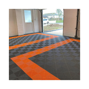 Garage Floor Tiles Draining Non-slip Plastic Interlocking Flooring Tiles - Product Image 1