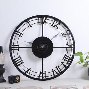 Reloj de pared metálico personalizado que mejora la armonía estética general de una habitación, increíblemente elaborado por KHOOSI OVERSEAS - Product Image 2
