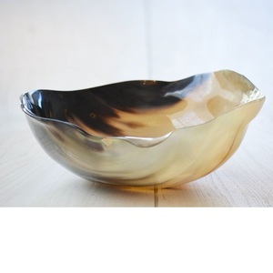 ชามเขาควายขัดเงาคุณภาพพรีเมียม งานฝีมือสำหรับตกแต่งโต๊ะ - Product Image 1