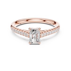 Anillo de Diamante Cultivado en Laboratorio de Lujo Personalizado Aries Jewel, Oro Amarillo de 14K, VS VVS DEF, Corte Radiante, Anillo Solitario para Uso Diario - Product Image 6