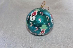 JBM Handmade Plastic Green Lemon <b>Christmas</b> Ball 6cm Painted Environment-Friendly Hanging Decoration <b>Boxed</b> Mall Decorations - Product Image 4
