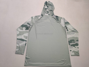 Ropa de Pesca de Secado Rápido Personalizada al por Mayor, Sudadera con Capucha y Camiseta de Manga Larga con Protección UV UPF 50+ para Deportes al Aire Libre - Product Image 4
