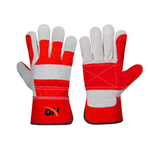 Soft Material Full <b>Finger</b> Hand Protective Working <b>Gloves</b> Breathable Fabric Men Working <b>Gloves</b> - Product Image 1