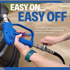 Válvula de Bola de Acero Inoxidable para Lavadora a Presión de Alta Temperatura 6000 PSI, Válvula de Cierre BSP Hembra de 3/8 Pulgadas - Product Image 6