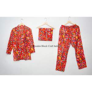 Conjunto de Pijama de Algodón de Última Moda para Mujer, Ropa de Dormir Cómoda, Vestido de Pijama para Damas de Honor, Pijama de Algodón para Adultos - Product Image 6