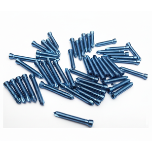 Locking Screws Self Tapping LCP Safety Lock Titanium Blue 3.5mm Hex <b>Head</b> 50 Pcs - Product Image 1