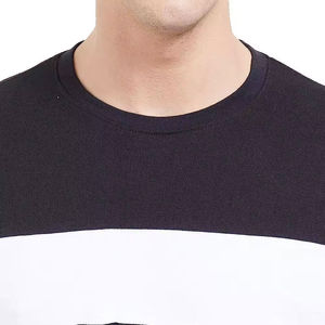 Chemise habillée homme manches longues de haute qualité en coton/fibre de bambou, noire unie, respirante, infroissable, col rabattu, été - Product Image 6