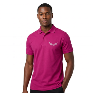 Men's Solid Color Short Sleeve Knitted <b>T</b> <b>Shirt</b> Regular Fit Casual Style Pink - Product Image 6