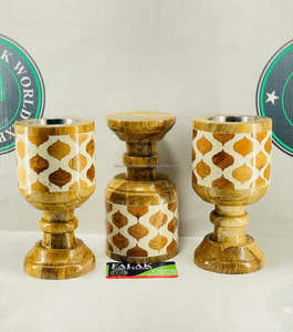 Quemador de incienso de madera de Venta caliente quemador árabe Bakhoor madera Mabkhara artesanía india por Falak World Export - Product Image 2