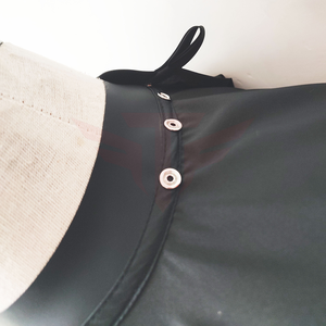 Capa de Peluquería Extra Grande Resistente al Agua, Color Gris Oscuro, Delantal para Salón de Belleza y Barbería - Product Image 5