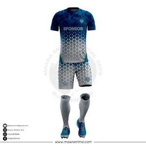 Uniforme de football personnalisé MAWRA, maillot d'équipe sublimé de qualité supérieure pour les clubs, les écoles et les académies, unisexe - Product Image 4