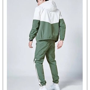 <b>Polyester</b> Nylon Formal Design Summer Windbreaker Zipper <b>Jogger</b> Sets Breathable Comfortable High Street Tracksuit - Product Image 4