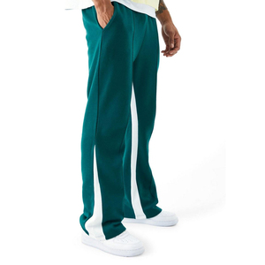 Pantalones de chándal minimalistas de diseño limpio para hombre, de forro polar liso monocromático, básicos para el día a día, tipo box. - Product Image 3