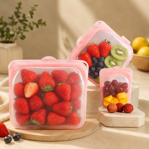 Bolsa de Silicona Reutilizable XIAOHONG, Nuevo Estilo, para Conservación de Alimentos, para Refrigerios y Sándwiches - Product Image 6