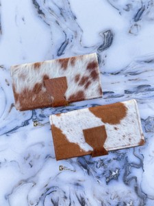 Gran oferta, Cartera de piel de vaca, cartera de mano, pelo en piel oculta, monedero multiusos, bolso de mano de piel de becerro, bolso de mano occidental para mujer - Product Image 1