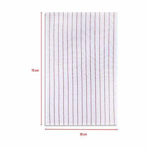 Serviette de cuisine écologique, douce et de qualité supérieure, en coton, avec motif rayé teint en fil, au meilleur prix. - Product Image 5
