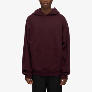 Hoodie surdimensionné en molleton épais de coton de haute qualité pour homme, design personnalisé, épaules tombantes, en French Terry - Product Image 1