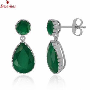 Excellent design <b>earrings</b> 925 sterling <b>silver</b> golden rutile gemstone <b>drop</b> <b>earring</b> wedding engagement gift <b>earrings</b> women - Product Image 6