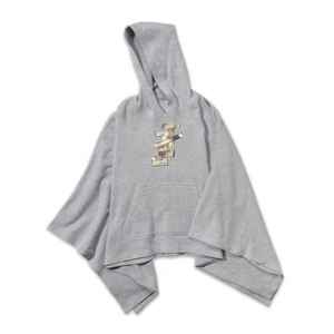 Sudadera con Capucha Cromada Jack and Jill para Mujer, Sudadera Holgada con Capucha, Estilo Capa, Informal, Suave y Cómoda - Product Image 1