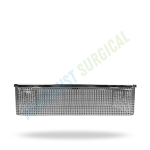 Special Size Sterilization <b>Basket</b> With Lid Stainless Steel Surgical Instrument Tray Medical Autoclave Storage <b>Basket</b> - Product Image 2