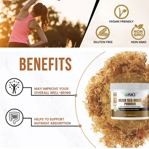 MOUSSE DE MER D'IRLANDE VÉGAN / MOUSSE DE MER DE QUALITÉ SUPÉRIEURE DU VIETNAM / Mme Alina - Product Image 6