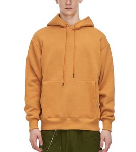 Sweat à capuche pull en coton épais pour hommes broderie de logo personnalisé sweat-shirt teint uni d'hiver de haute qualité excellente impression - Product Image 1