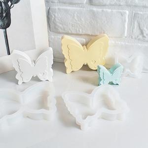 Non. Moule en silicone pour bougie en résine de gypse, bijoux de bougie en forme de papillon d'amour - Product Image 4