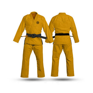 ผลิตเสื้อผ้าบราซิลเลียนยิวยิตสู (BJJ Gi) แบบขายส่ง ปักโลโก้ตามสั่ง ผ้าทอแบบ Pearl weave ผ้าฝ้าย 100% ชุดฝึกซ้อมบราซิลเลียนยิวยิตสู (BJJ Gi) รับผลิตแบบ OEM ODM - Product Image 1