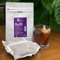 Mélange Premium Robusta Arabica Torréfaction Moyenne Caféiné Grains Entiers Goût Sucré Compatible Infusion à Froid Emballage 2 Couches