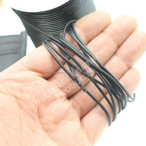 Cordon en cuir rond antique, tailles personnalisées, accessoires de bricolage pour la fabrication de bijoux, tressage et lacage, avec des perles, emballés dans un sac - Product Image 3