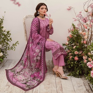 Ramsha ชุดสูท anarkali ปากีสถานปักอย่างหรูหราสำหรับผู้หญิงชุดแต่งงานลดราคาทั้งชุด - Product Image 4
