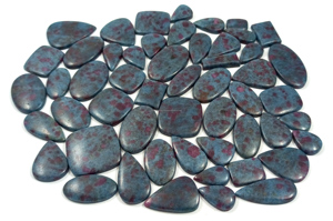 Cabașones de Rubí y Cianita Naturales de Primera Calidad, Piedras Preciosas Sueltas para Joyería, Precios al por Mayor - Product Image 3