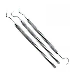 Explorador Dental de Acero Inoxidable de Alta Calidad, Sonda Periodontal de Doble Extremo, Instrumento de Higiene Bucal para Dentistas y Clínicas Dentales - Product Image 1