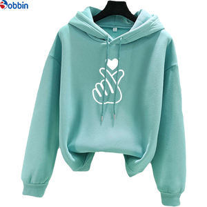 Sweat-shirt à capuche en polaire pour femme, manches longues, imprimé mignon sur la poitrine, collection streetwear, idéal printemps, automne, hiver – Grande vente - Product Image 1