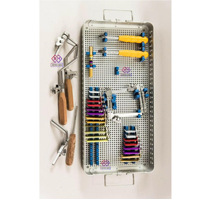 Ensemble d'instruments de micro-chirurgie médicale orthopédique pour colonne vertébrale, incluant rétracteur cervical Trimline et instruments de distraction ACDF, manuel MEDICAB - Product Image 3